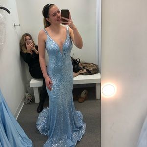 Baby Blue Prom Dress